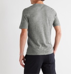 Incotex - Urban Traveller Slim-Fit Mélange Wool T-Shirt - Gray
