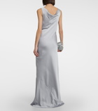 Norma Kamali Maria satin gown