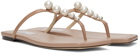 Jimmy Choo Pink Alaina Flat Sandals