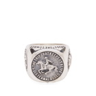 Maple Men's Cowboy Signet Ring in Silver