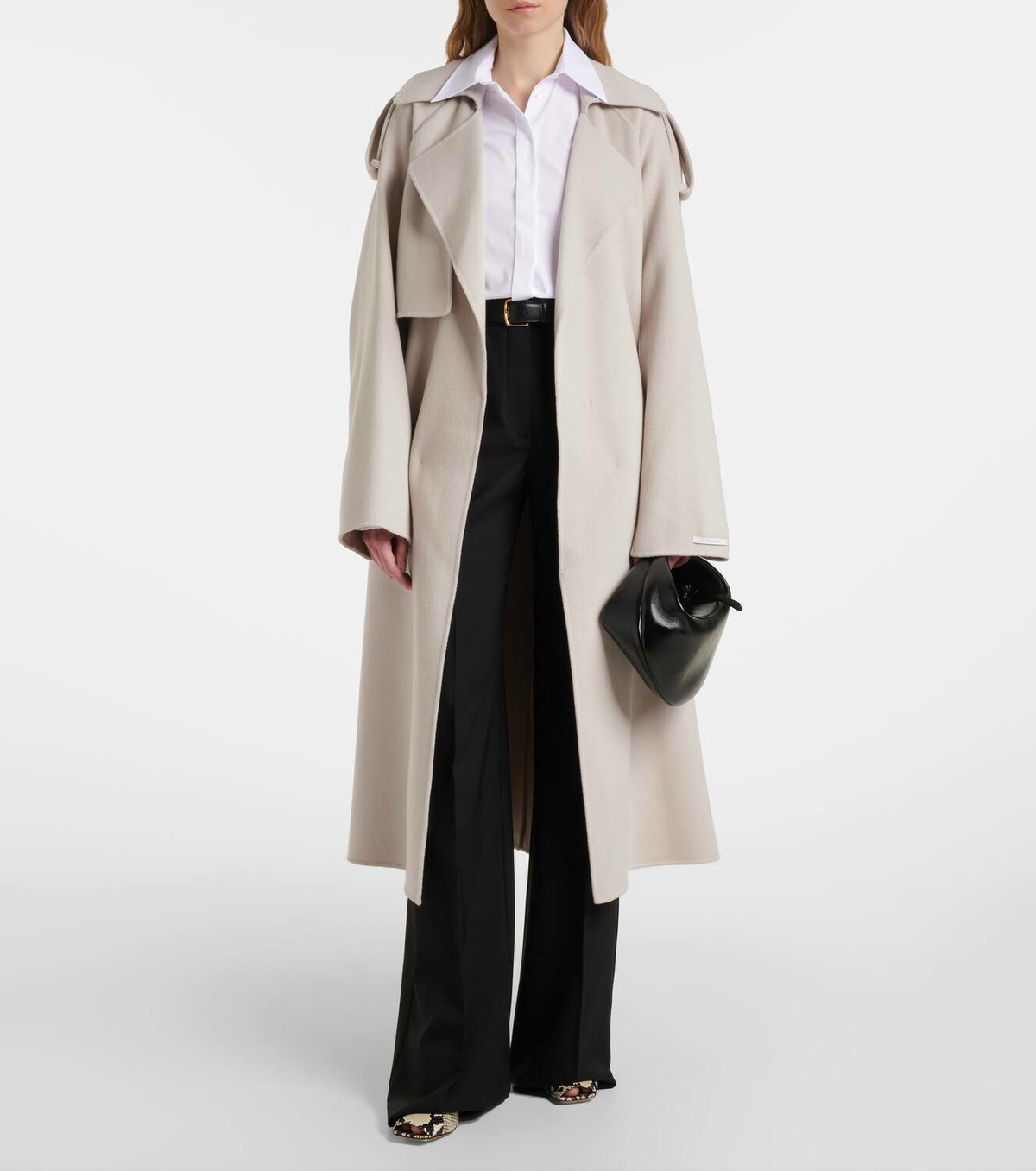 Sportmax Fiore belted wool coat Sportmax