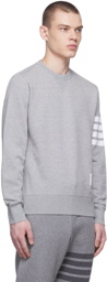 Thom Browne Grey 4-Bar Classic Sweatshirt