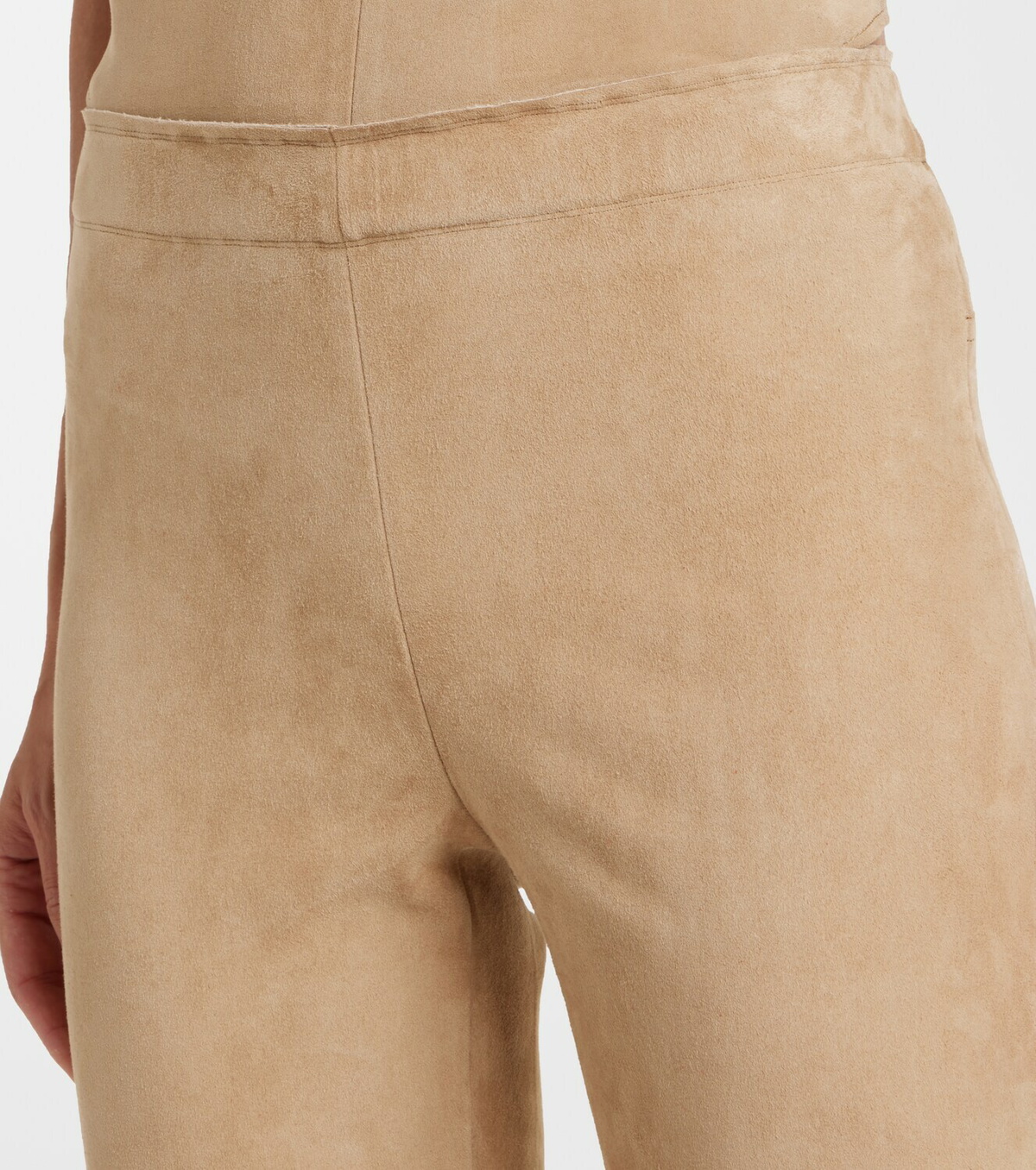 Stouls JP Long suede flared pants