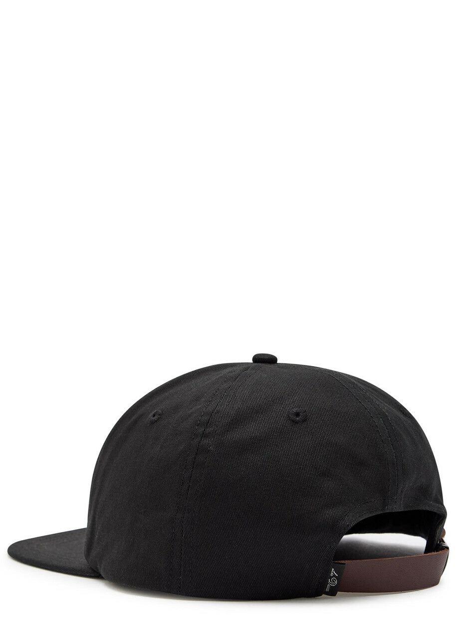 Les Deux Logo-embroidered Twill cap - Black - One Size
