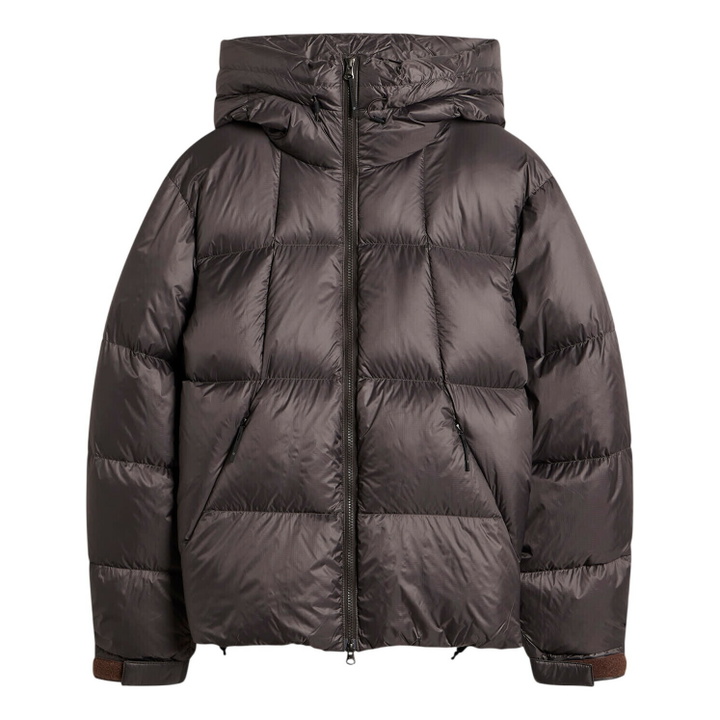 Photo: Goldwin Men's Crystalite Down Parka Jacket in Espresso