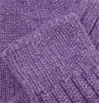 The Elder Statesman - Yosemite Mélange Cashmere Socks - Purple