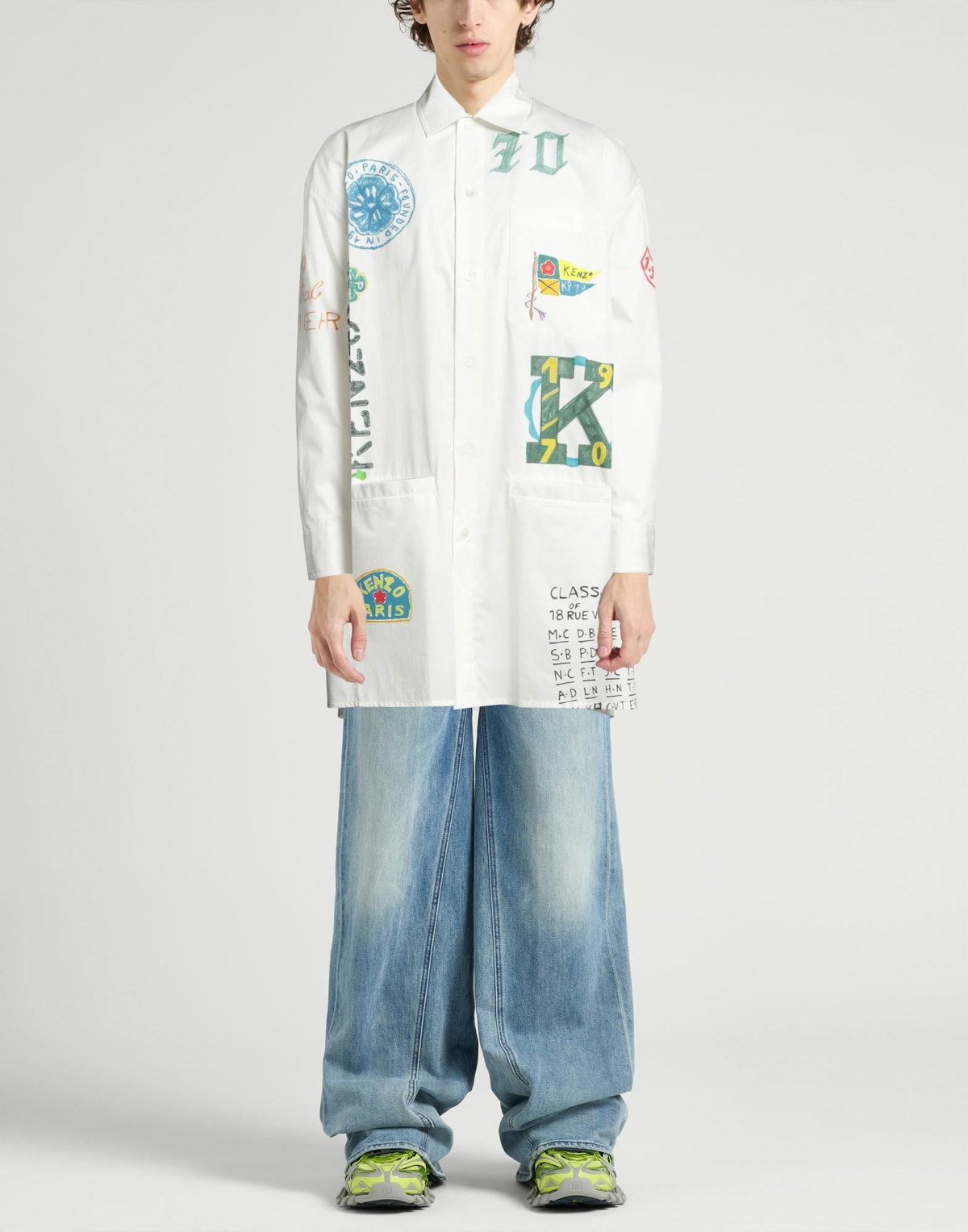 Kenzo Mens Shirt in White