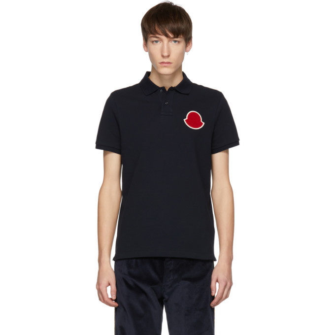 Photo: Moncler Navy Maglia Polo