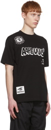 AAPE by A Bathing Ape Black Cotton T-Shirt