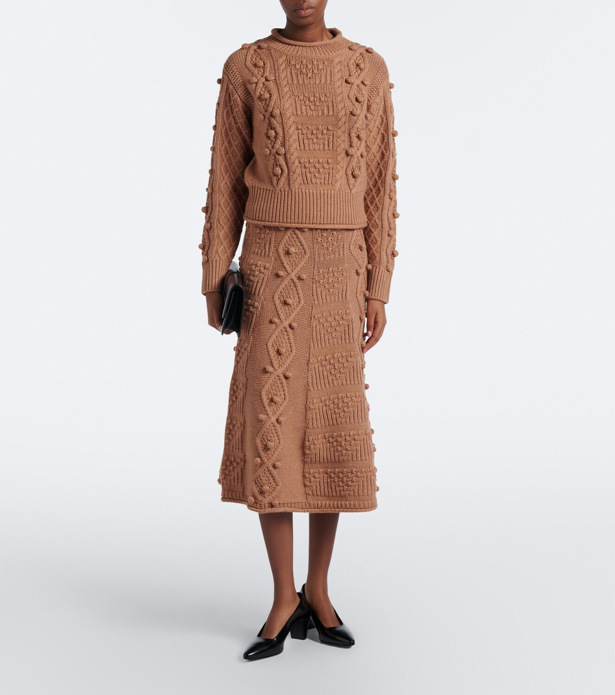 Emilia Wickstead Milo cable-knit wool sweater