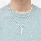 Gucci Men's Jewellery Tag Necklace in Silver