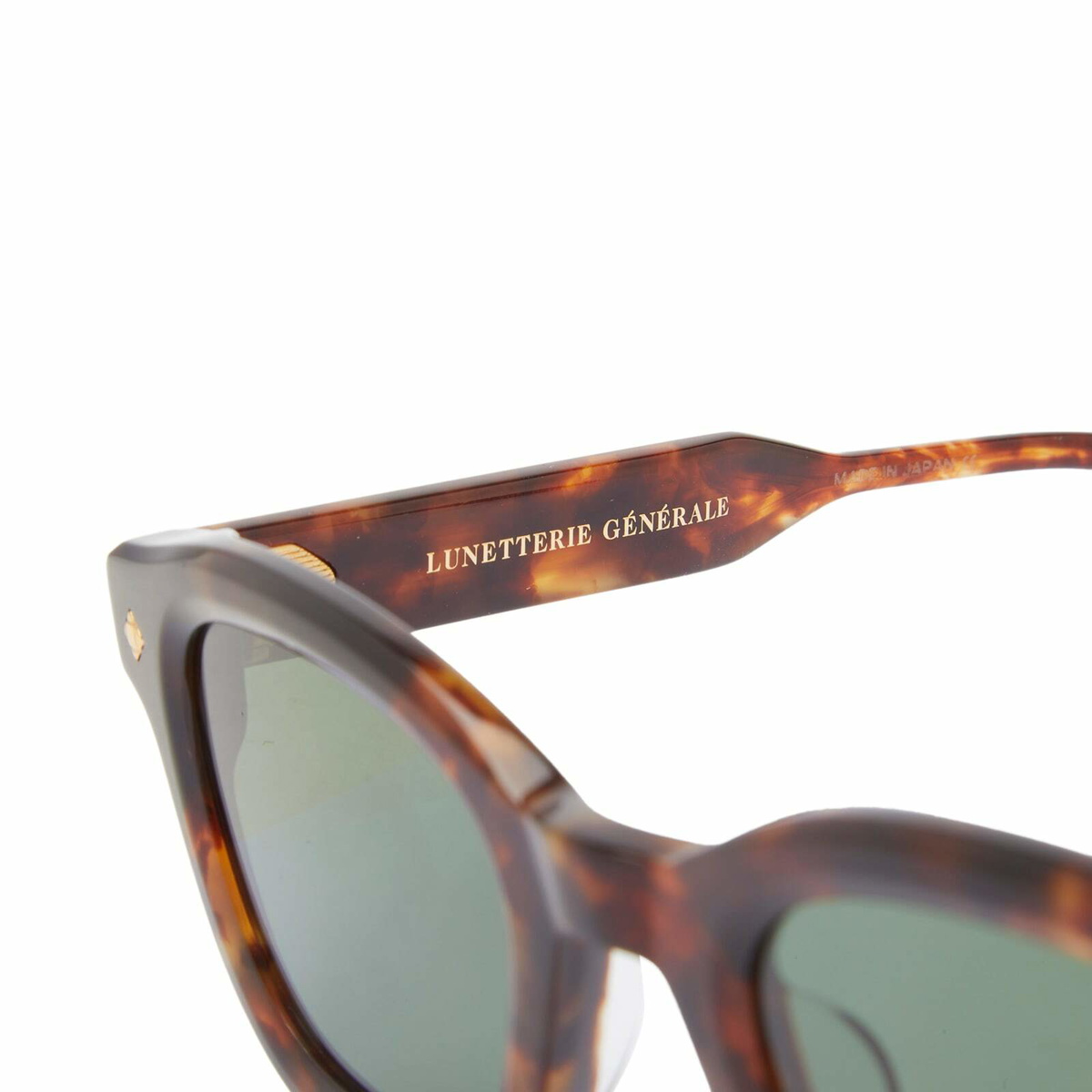 Lunetterie Générale The Last Idyll Sunglasses in Tortoise/24K Gold 