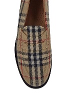 Burberry Check Wool Felt Loafers