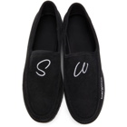 Saintwoods Black SW Slippers