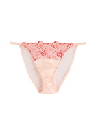 Fleur OF England Rosa Panelled Tulle Briefs Pink
