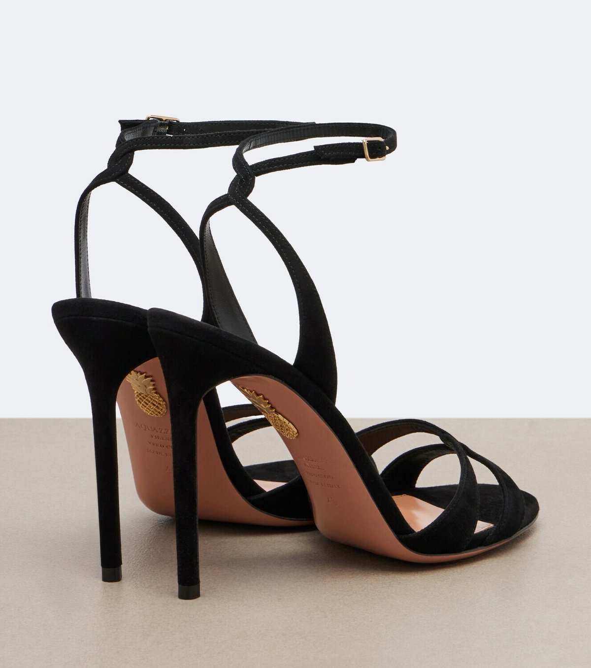 Aquazzura You and I suede sandals