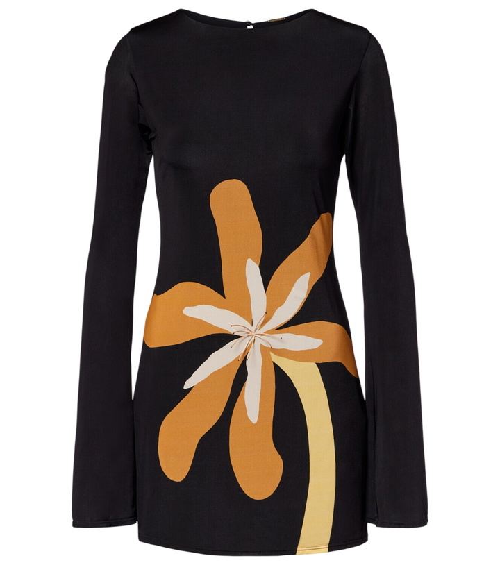 Photo: Cala de la Cruz Maisha floral jersey minidress