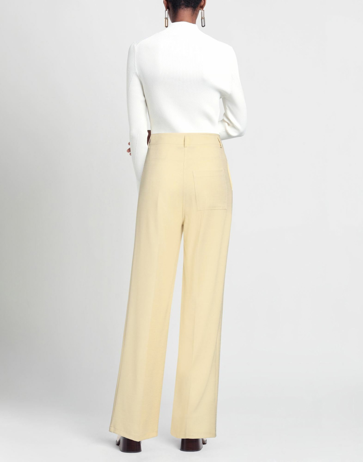 Jucca Womens Pants in Yellow
