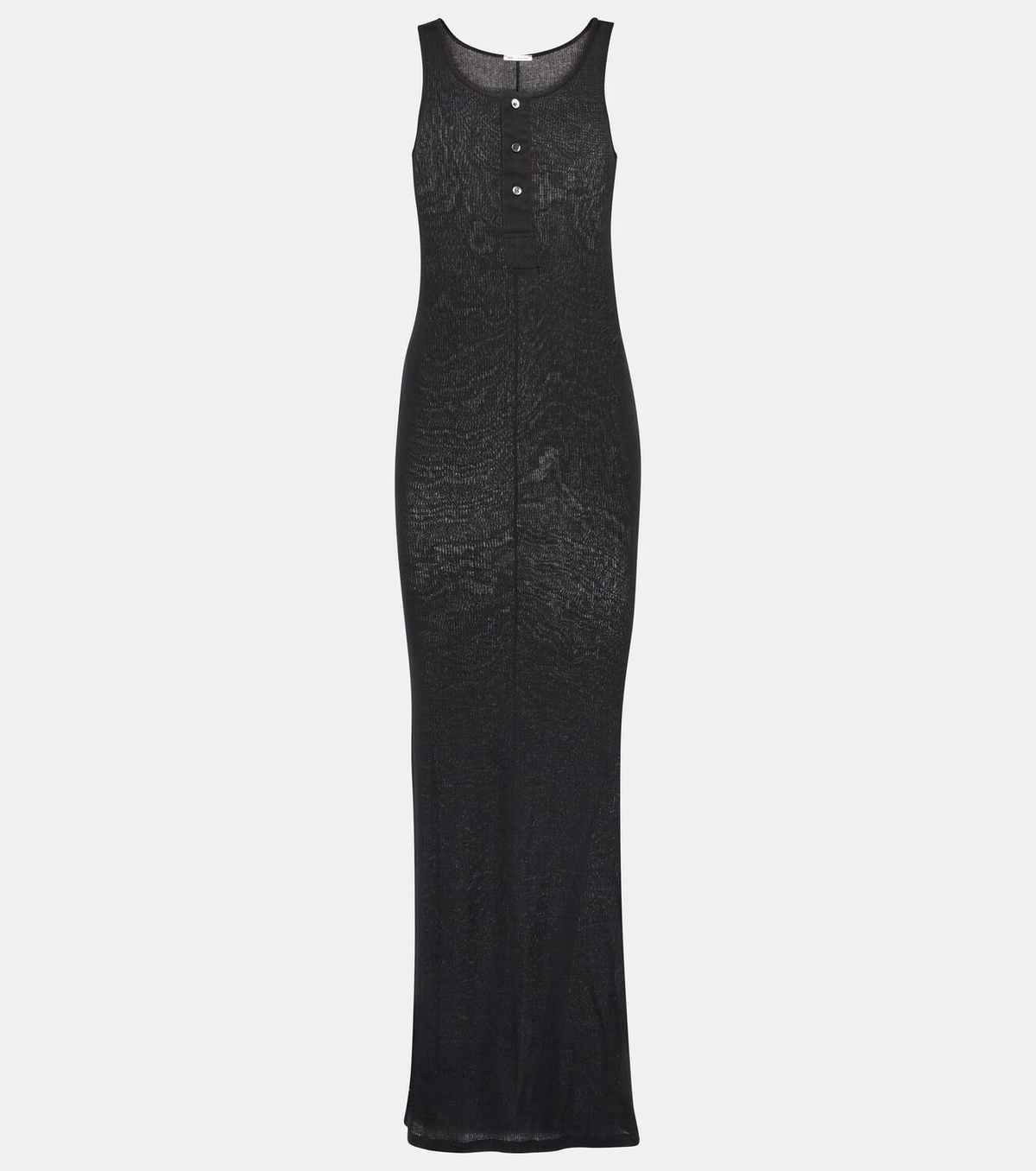 Ami Paris Knitted cotton maxi dress AMI