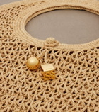 Jacquemus Spiaggia raffia top-handle bag