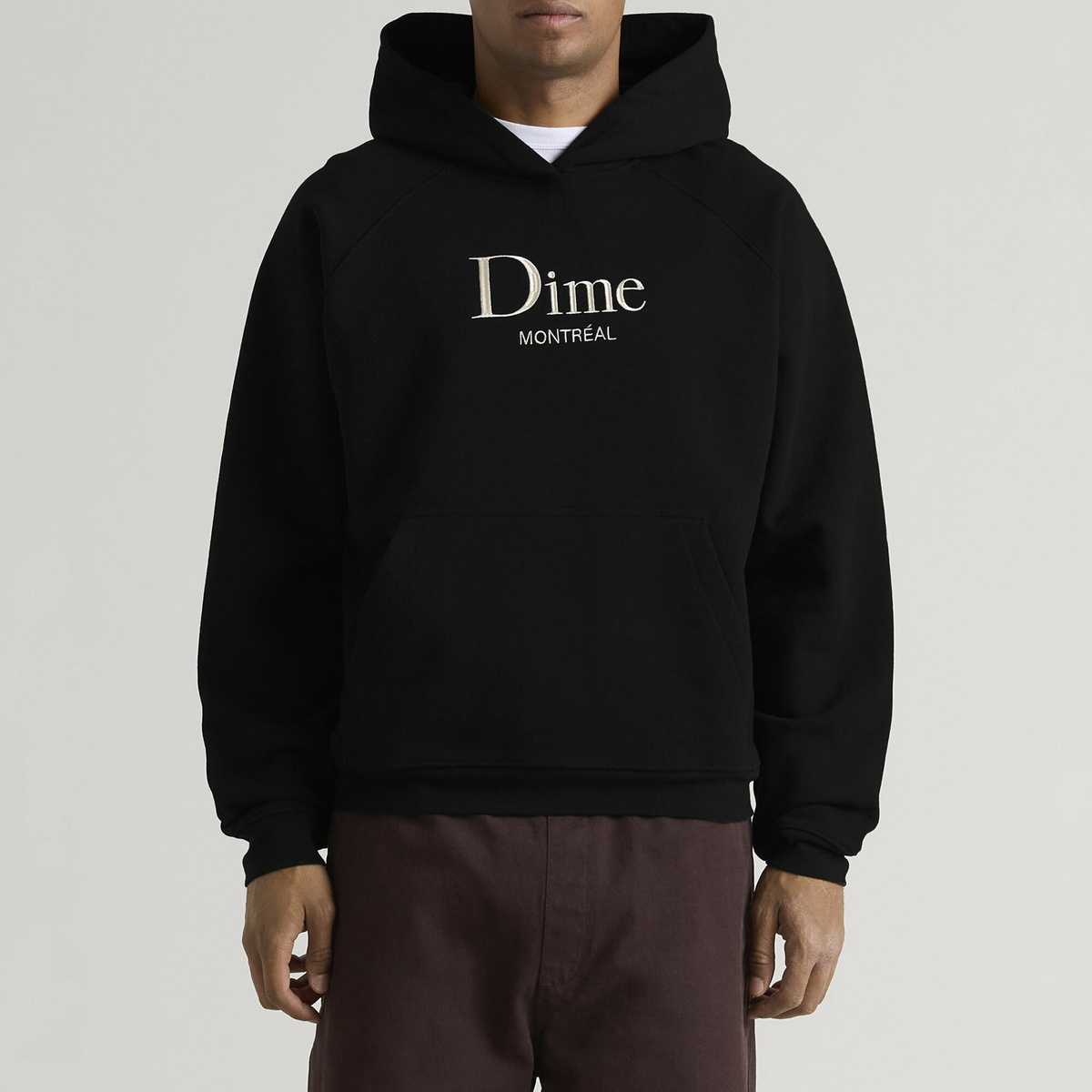 Dime Men's Classic Mtl Hoodie in Black