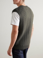 Mr P. - Wool and Cashmere-Blend Sweater Vest - Green