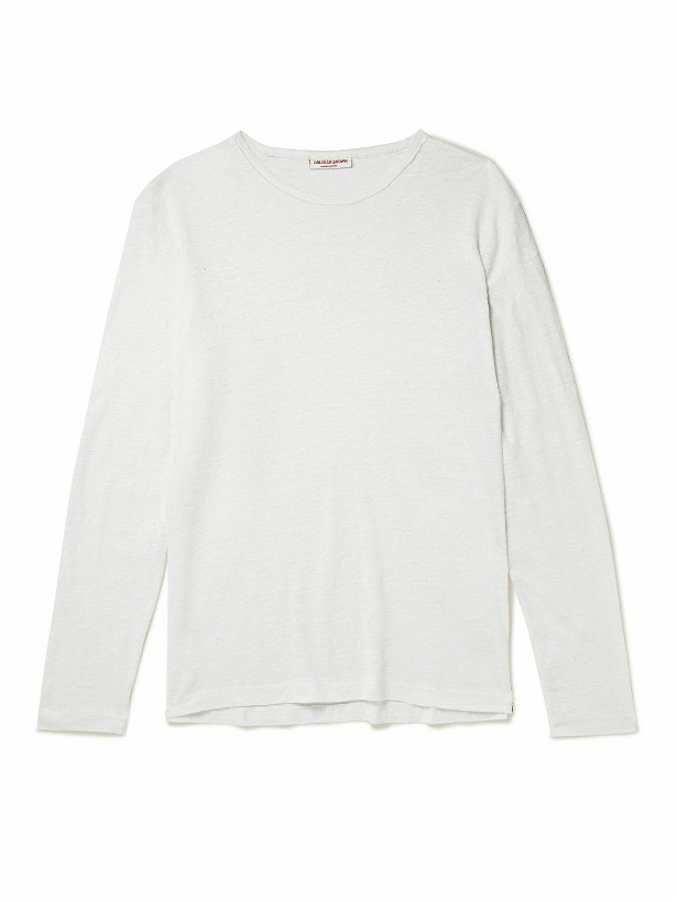 Photo: Orlebar Brown - Linen-Jersey T-Shirt - White