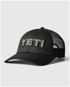Yeti Camo Logo Badge Low Pro Trucker Hat Black - Mens - Caps