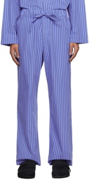 Tekla Blue Drawstring Pyjama Pants