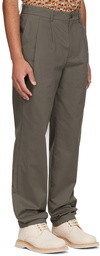 De Bonne Facture Green Cotton Trousers