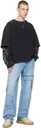 1017 ALYX 9SM Black Double Sleeve Long Sleeve T-Shirt