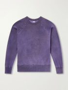 A.PRESSE - Cotton-Jersey Sweatshirt - Purple