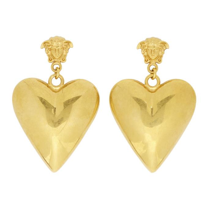 Store Versace Heart Earrings