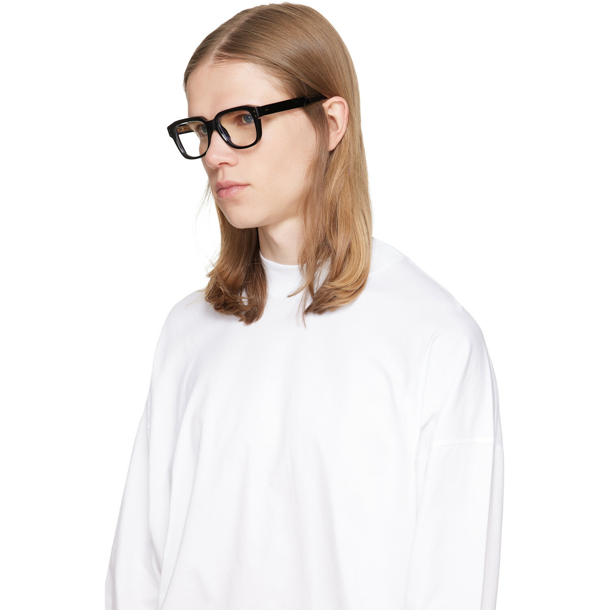 Cutler and Gross Black 1433 Square Optical Glasses