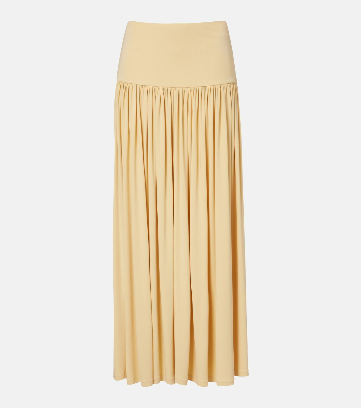 Aya Muse Gathered jersey maxi skirt