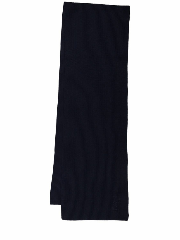 Photo: THE FRANKIE SHOP Colton Wool Blend Knit Scarf