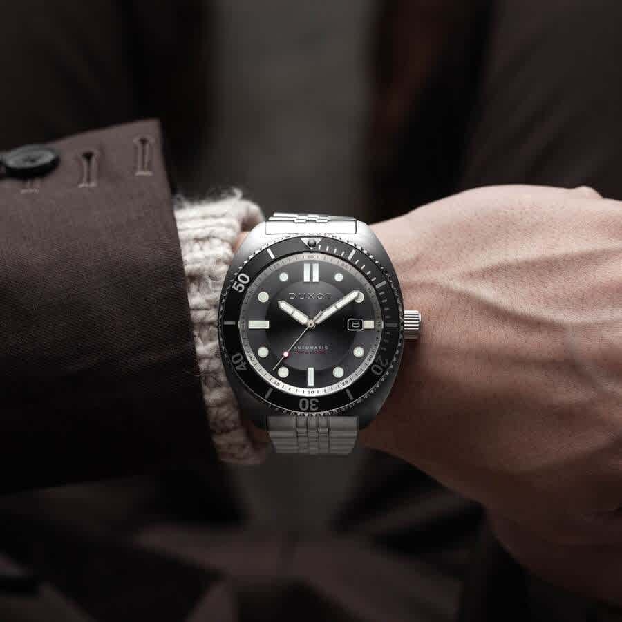 Duxot Tortuga Automatic Black Dial Mens Watch DX-2026-11