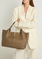 Tods Large Leather Tote bag - Khaki - One Size