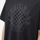 Burberry Men's Ewell Crest Logo T-Shirt in Black