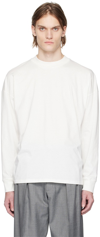 Photo: The Row White Drago Long Sleeve T-Shirt