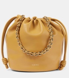 Loewe Flamenco Small leather bucket bag