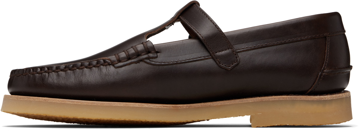 HEREU Brown Alber Rubber Veg Tan Loafers