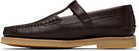 HEREU Brown Alber Rubber Veg Tan Loafers