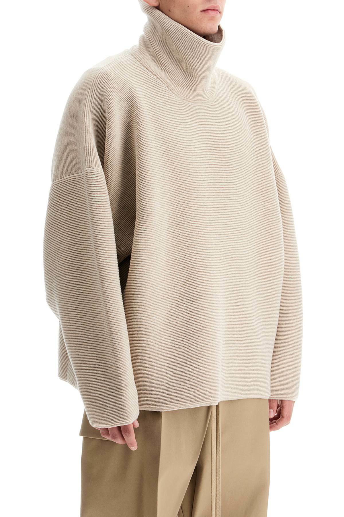 FEAR OF GOD high-neck ottoman pullover Beige Fear Of God
