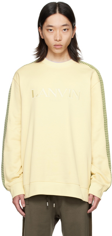 Photo: Lanvin Yellow Curb Side Sweatshirt