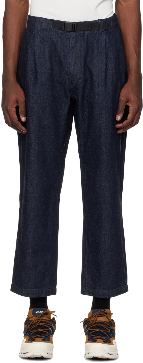 Goldwin Men's Organic Cotton Denim Pants in Light Indigo Goldwin Goldwin Men's Organic Cotton Denim Pants in Light Indigo Goldwin