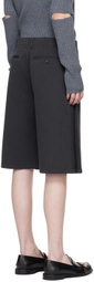 T/SEHNE Gray Tailored Shorts