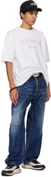 Dsquared2 Black Logo Plaque Belt