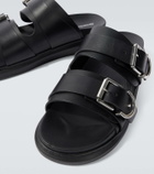 Alexander McQueen Faux-leather sandals