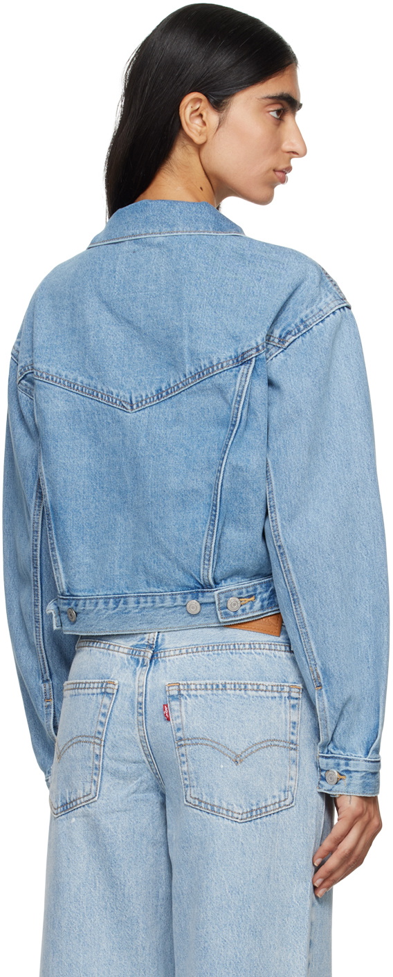 Levi's Blue Shrunken '90s Denim Trucker Jacket